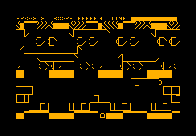 Leap Frog (fixed) game screenshot for Commodore PET